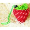Sac de course pliable en forme fraises