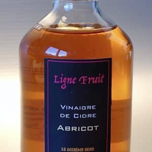 Vinaigre de cidre à la pulpe d'abricot